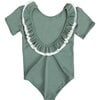 Carlotta Swimsuit, Sage Green/Ivory - One Pieces - 3