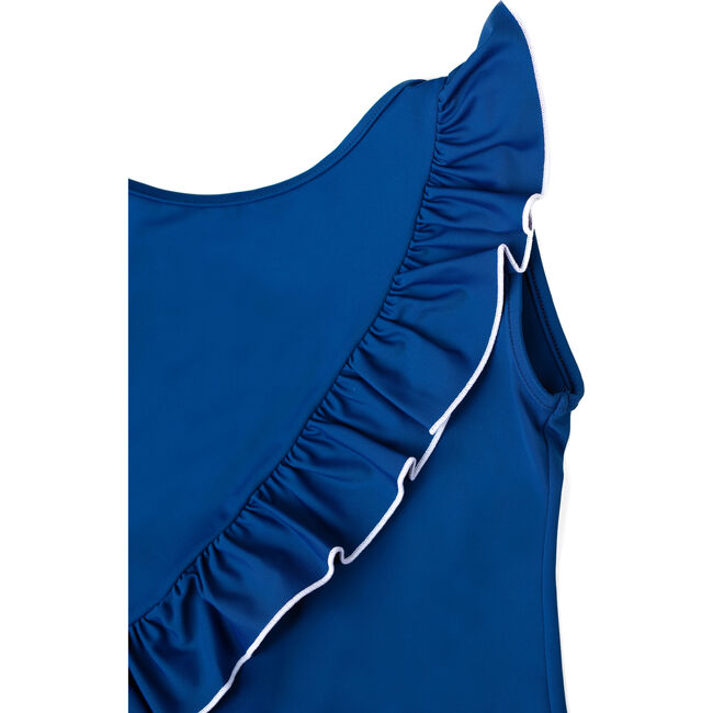 Beatrice One Piece Swimsuit, Night Blue/Ivory - One Pieces - 2