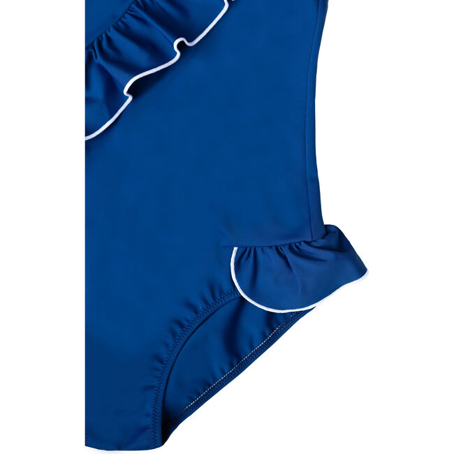 Beatrice One Piece Swimsuit, Night Blue/Ivory - One Pieces - 3