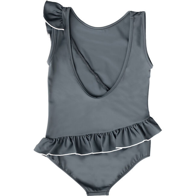 Beatrice One piece Swimsuit, Pebble/Ivory - Folpetto Swim | Maisonette