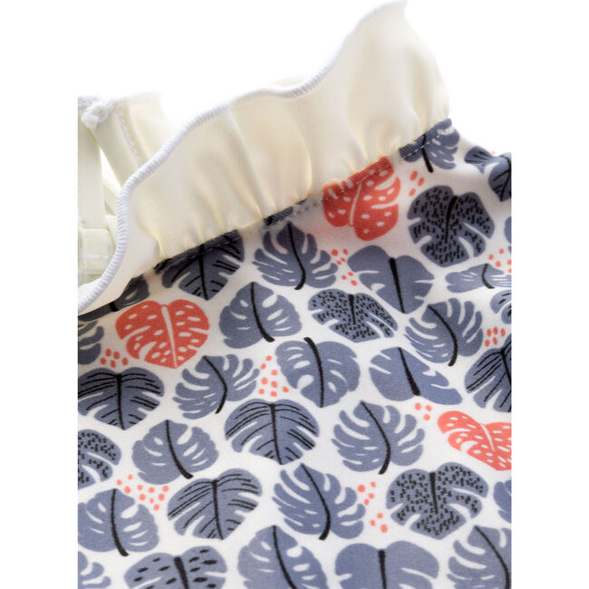 Sofia Surfsuit, Tropical Leaves/Pebble - One Pieces - 3