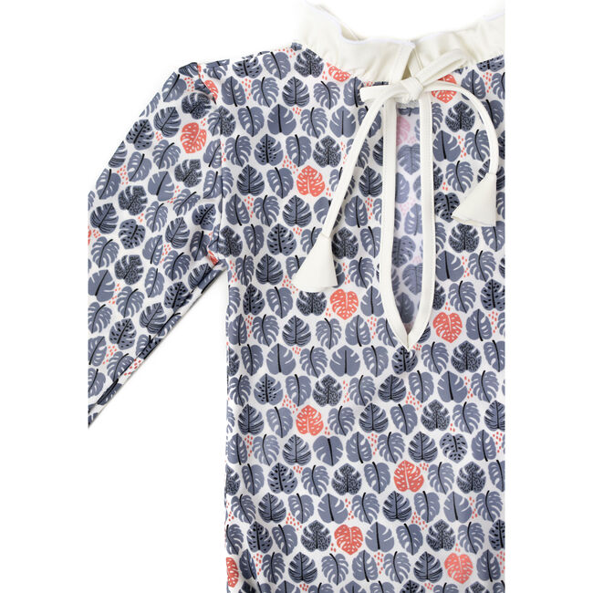Sofia Surfsuit, Tropical Leaves/Pebble - One Pieces - 4