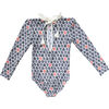 Sofia Surfsuit, Tropical Leaves/Pebble - One Pieces - 5