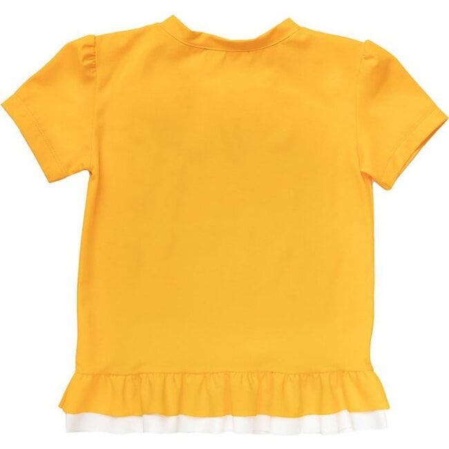 Lilia Rashgaurd, Mango Yellow/Ivory - Rash Guards - 3