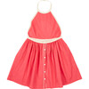 Pelican Pinafore, Raspberry - Dresses - 2