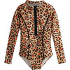 Scuba Do One Piece Rash Guard, Tiny Hearts Print - One Pieces - 1 - thumbnail