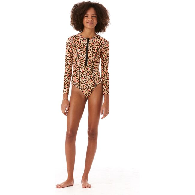 Scuba Do One Piece Rash Guard, Tiny Hearts Print - One Pieces - 2