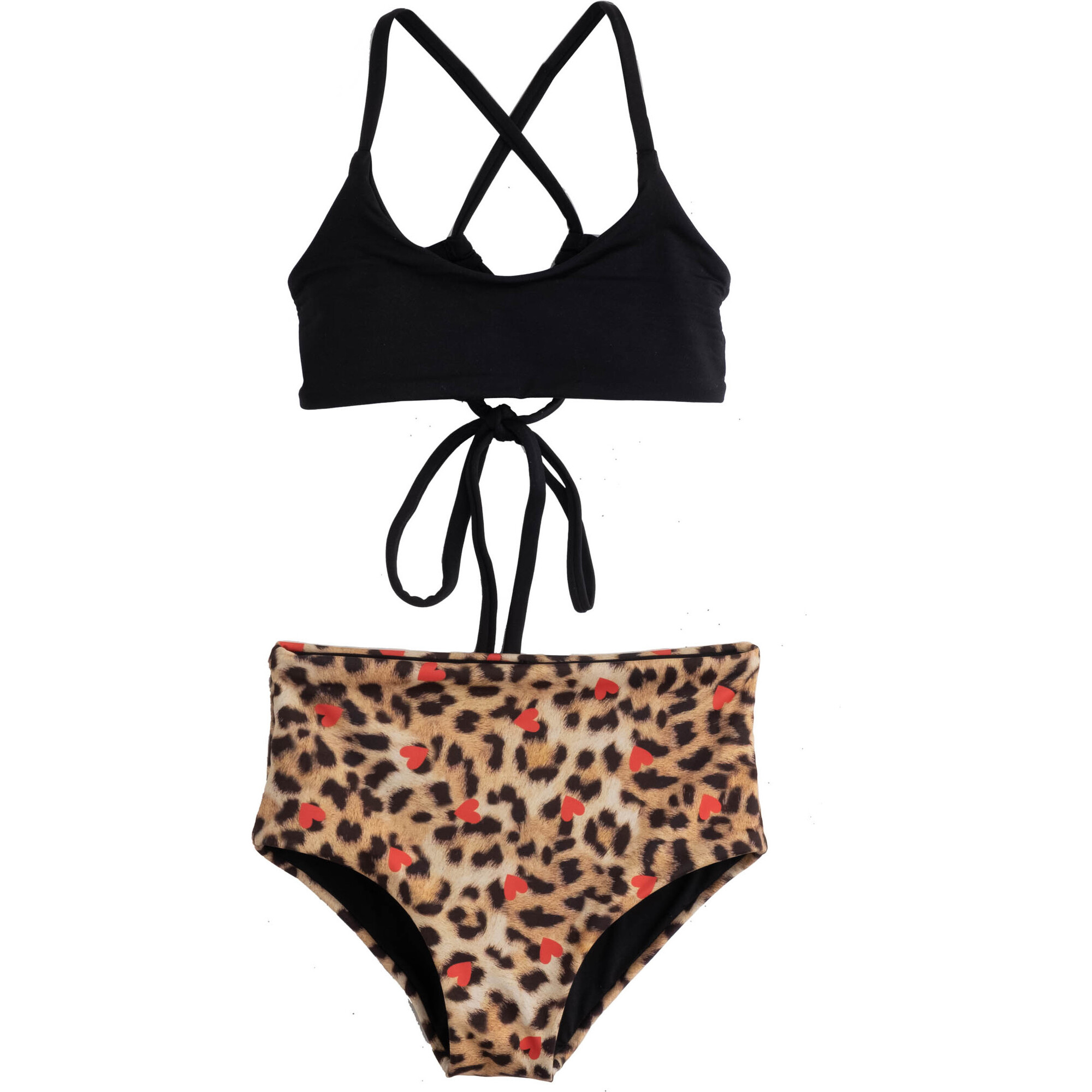 High Tides Two Piece, Tiny Hearts Print - Two Pieces - 1
