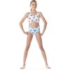 The X Cutout One Piece, Light Blue - One Pieces - 2