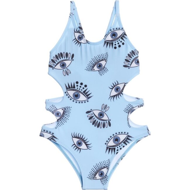 Curves Ahead One Piece, Light Blue - One Pieces - 1
