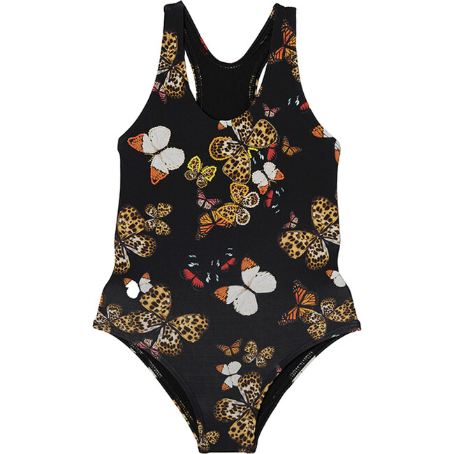 Not Too Basic- Black Butterfly One Piece - One Pieces - 1