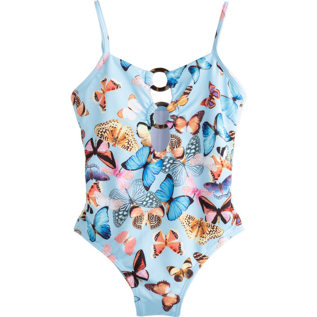 Linked One Piece, Butterfly Print - One Pieces - 1