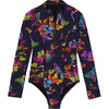 *Exclusive* Scuba Do One Piece Rash Guard, Navy Butterfly Daydream - One Pieces - 1 - thumbnail