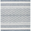 Striped Kilim Asher Rug, Navy/Cream - Rugs - 3