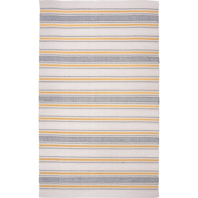 Montauk Lachlan Rug, Mustard/Grey