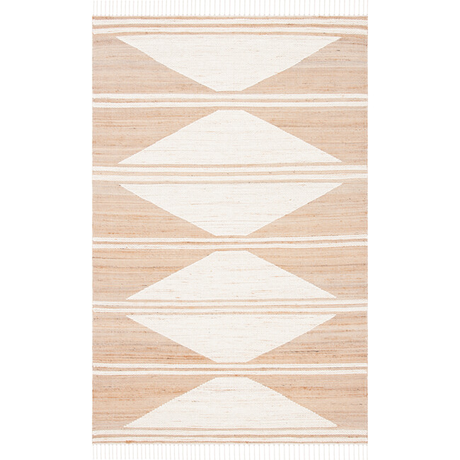 Kilim Delilah Rug, Tan/White