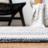 Striped Kilim Asher Rug, Navy/Cream - Rugs - 8