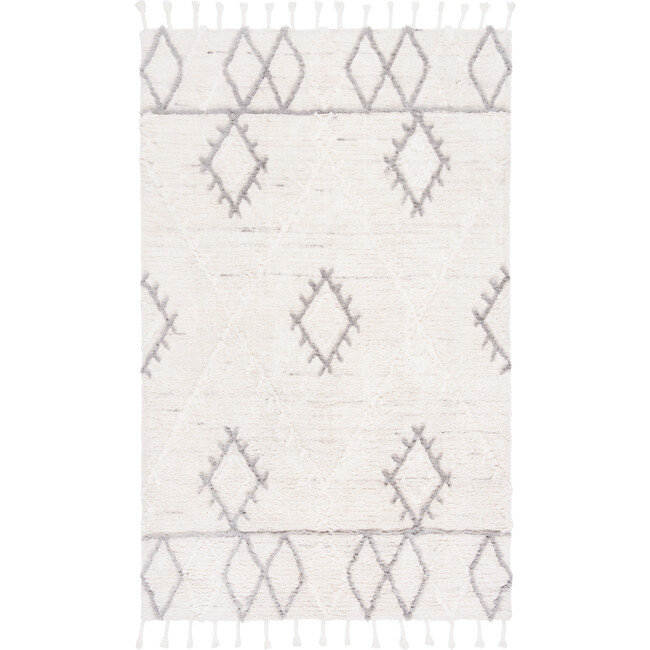 Casablanca Nadia Rug, Ivory/Silver