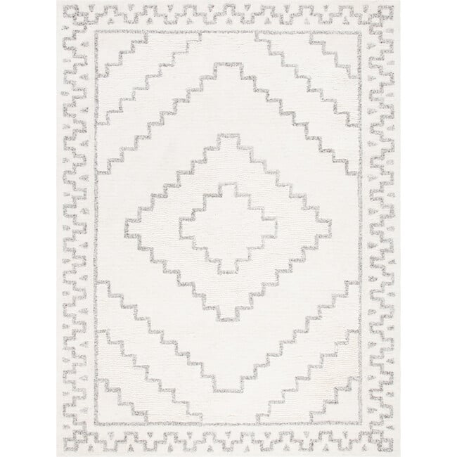 Casablanca Amara Rug, Ivory/Silver - Rugs - 3