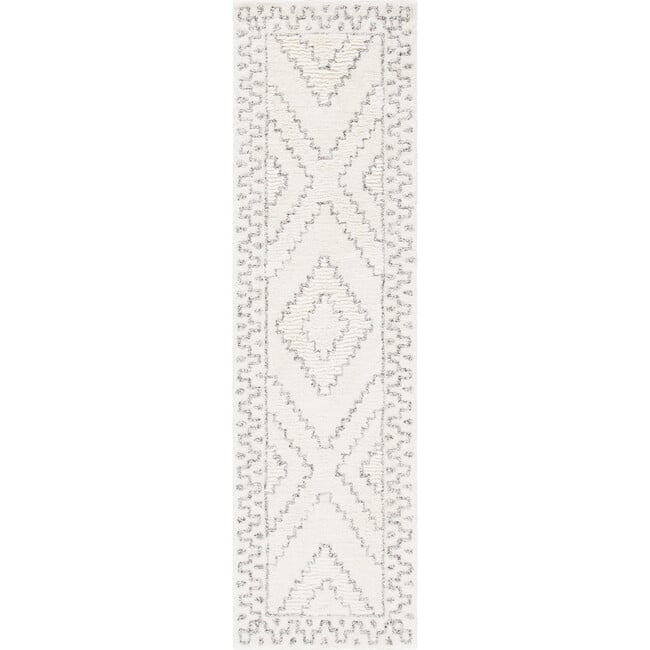 Casablanca Amara Rug, Ivory/Silver - Rugs - 5