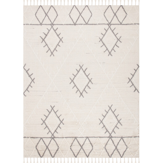 Casablanca Nadia Rug, Ivory/Silver - Rugs - 3