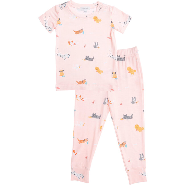 Puppy Play Lounge Wear Set, Pink - Mixed Apparel Set - 1