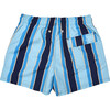 Men's Haya Blue Swim Trunks, Mid - Swim Trunks - 2