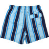 Men's Haya Blue Swim Trunks, Long - Swim Trunks - 2