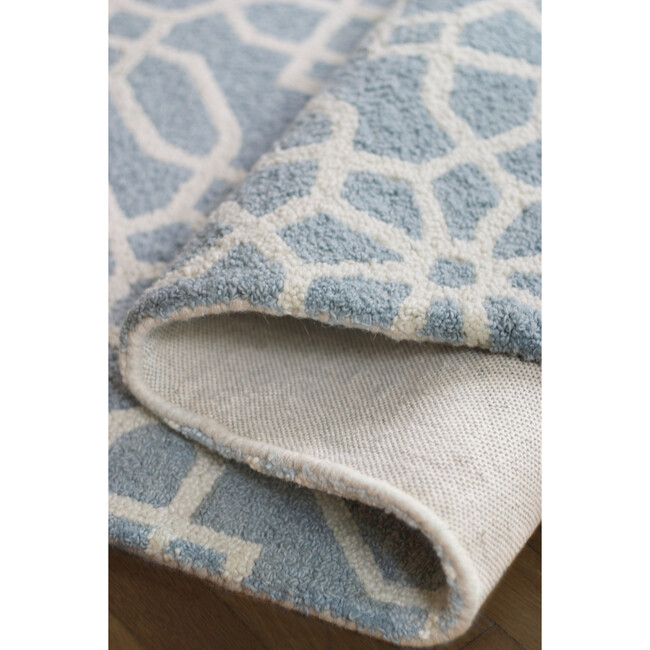 Atrium Wool Rug, Blue - Rugs - 3