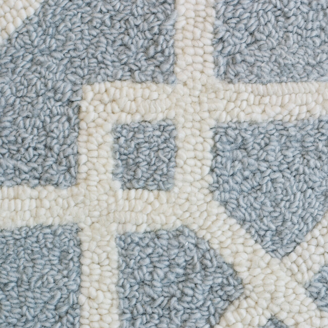 Atrium Wool Rug, Blue - Rugs - 5