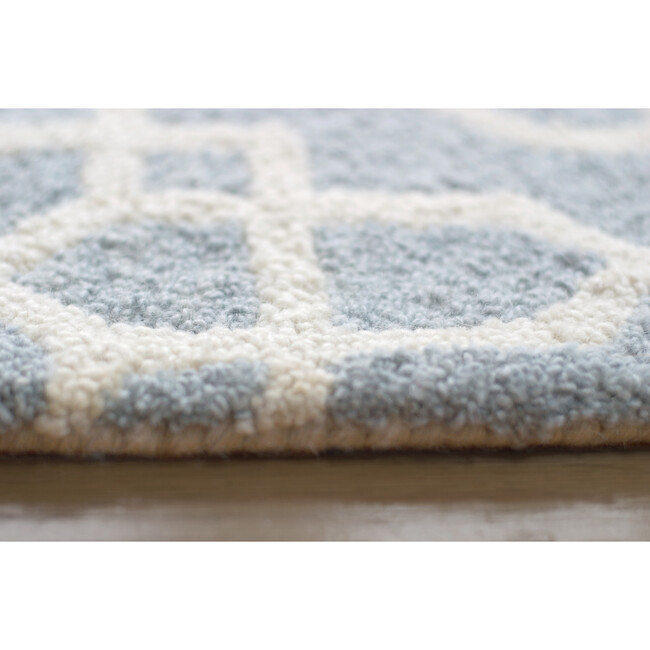 Atrium Wool Rug, Blue - Rugs - 7