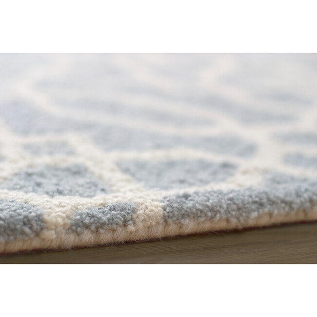 Atrium Wool Rug, Blue - Rugs - 8