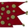 Felt Christmas Tree Skirt, Jester in Red and Green - Tree Skirts - 2