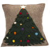 Tree with Ornaments Pillows, Grey - Accents - 1 - thumbnail