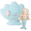 Mimi Mermaid Tooth Fairy Pillow & Doll Set, Blue - Soft Dolls - 1 - thumbnail