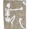 Halloween Skeleton Table Runner, White/Grey - Accents - 2