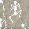 Halloween Skeleton Table Runner, White/Grey - Accents - 3