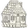 Gingerbread House Color Placemat - Paper Goods - 1 - thumbnail