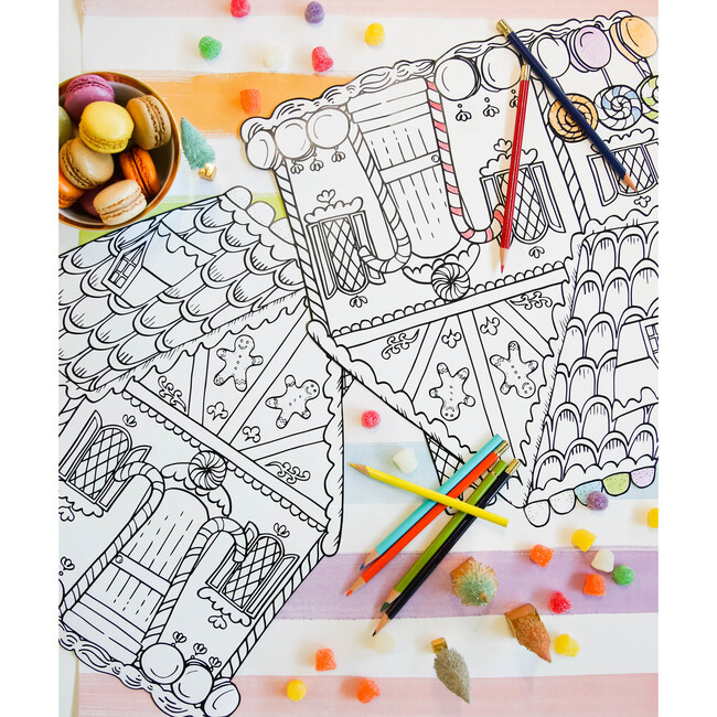 Gingerbread House Color Placemat