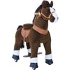 Chocolate Brown Horse, Small - Ride-On - 1 - thumbnail