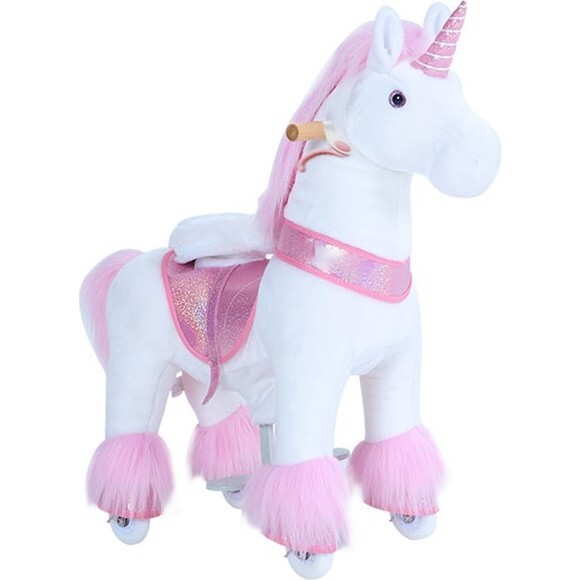 Pink Unicorn, Medium - Ride-On - 1