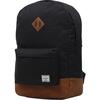 Heritage Tan Backpack, Black - Backpacks - 2