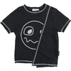 Tropic Oversize Fit T-Shirt, Black Neppy - Tees - 1 - thumbnail