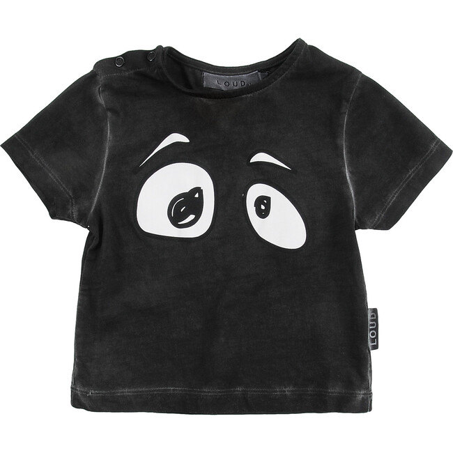Look T-Shirt, Black Washed