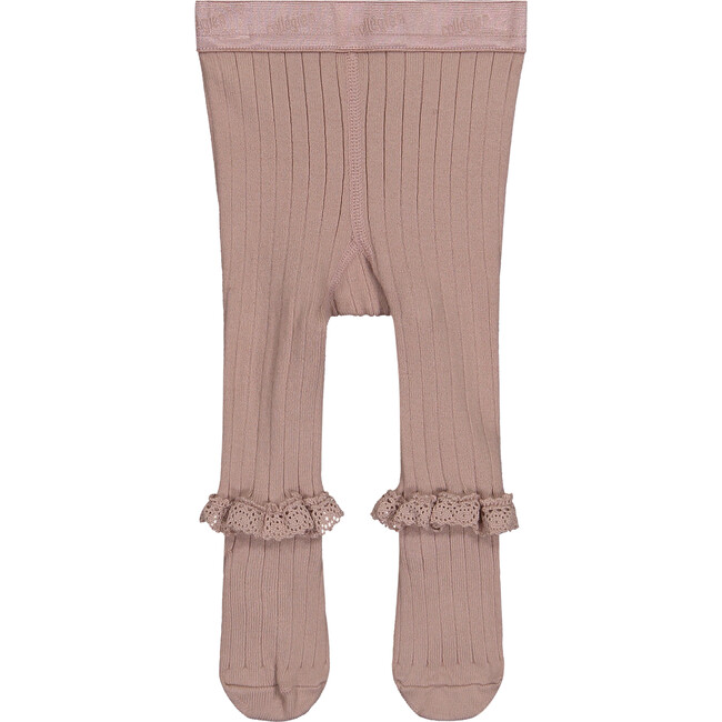 Ruffle Tights, Rose