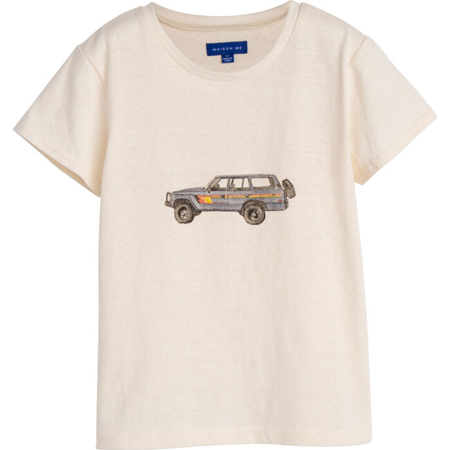Marshall Graphic Tee, Orange Stripe Land Cruiser Graphic Tee - Tees - 1