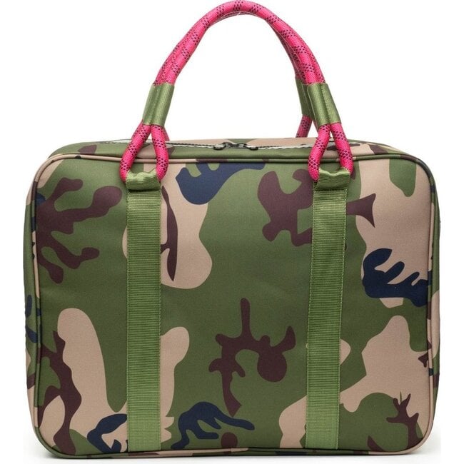 Out-of-Office Carry-All, Camo and Magenta