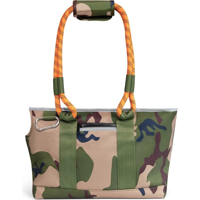 Commuter Dog Tote, Camo and Orange - Pet Carriers & Totes - 1