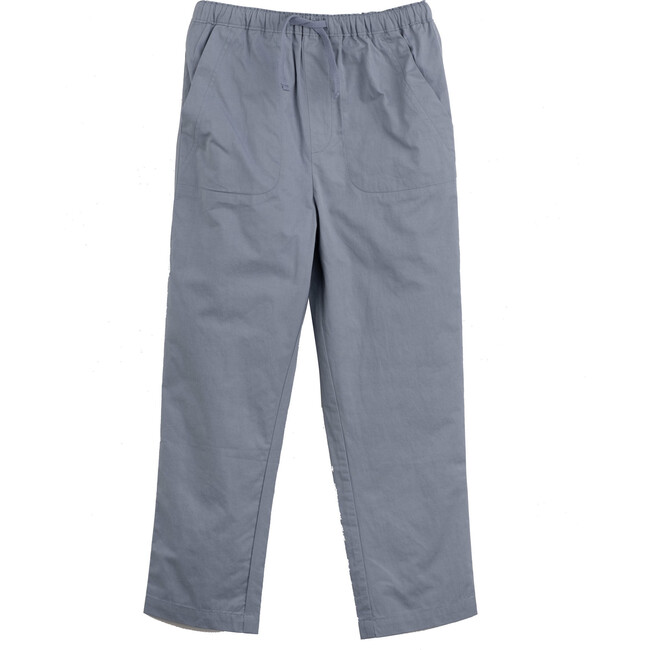 Gunnar Drawstring Pant, Dusty Blue - Pants - 1