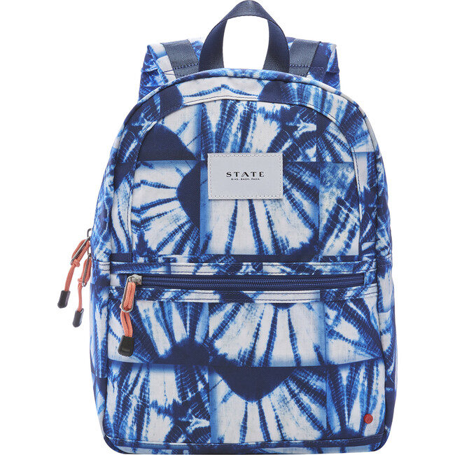 Mini Kane Backpack, Indigo Patchwork - Backpacks - 1 - zoom